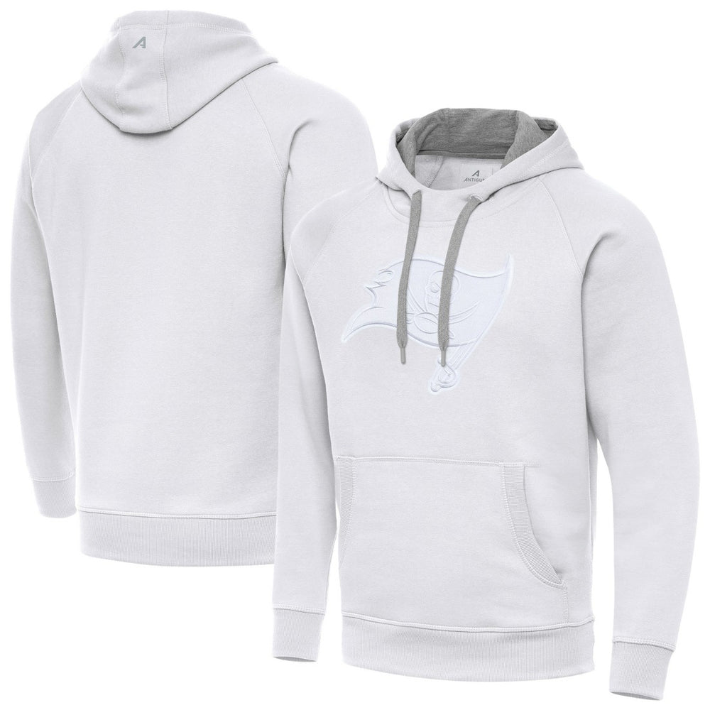 Tampa Bay Buccaneers Antigua Victory Pullover Hoodie - White online