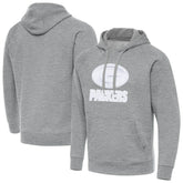 Green Bay Packers Antigua Victory Pullover Hoodie - Heather Gray on sale