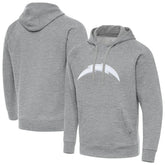 Los Angeles Chargers Antigua Victory Pullover Hoodie - Heather Gray sale
