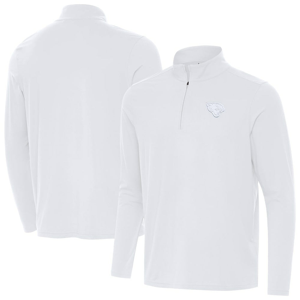 Jacksonville Jaguars Antigua Intent Quarter-Zip Jacket - White outlet