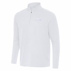 Seattle Seahawks Antigua Intent Quarter-Zip Jacket - White discount