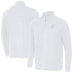 Chicago Bears Antigua Intent Quarter-Zip Jacket - White cheap