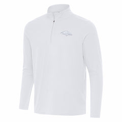 Baltimore Ravens Antigua Intent Quarter-Zip Jacket - White for sale
