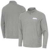 Seattle Seahawks Antigua Subtle Quarter-Zip Jacket - Heather Gray outlet