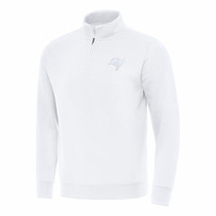 Tampa Bay Buccaneers Antigua Victory Quarter-Zip Top - White for sale