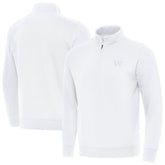 Washington Commanders Antigua Victory Quarter-Zip Top - White sale