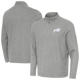 Buffalo Bills Antigua Subtle Quarter-Zip Top - Heather Gray outlet
