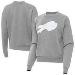 Buffalo Bills Antigua Women's Victory Pullover Sweatshirt - Heather Gray cheap