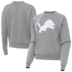 Detroit Lions Antigua Women's Victory Pullover Sweatshirt - Heather Gray sale