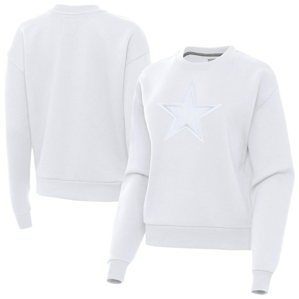 Dallas Cowboys Antigua Women's Victory Pullover Sweatshirt - White outlet