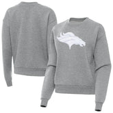 Denver Broncos Antigua Women's Victory Pullover Sweatshirt - Heather Gray sale