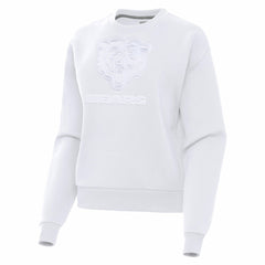 Chicago Bears Antigua Women's Victory Pullover Sweatshirt - White cheap
