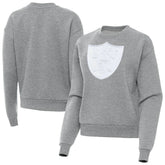 Las Vegas Raiders Antigua Women's Victory Pullover Sweatshirt - Heather Gray for sale