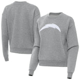 Los Angeles Chargers Antigua Women's Victory Pullover Sweatshirt - Heather Gray online