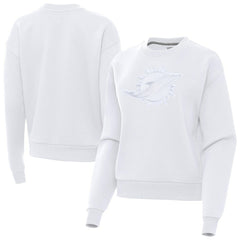 Miami Dolphins Antigua Women's Victory Pullover Sweatshirt - White outlet