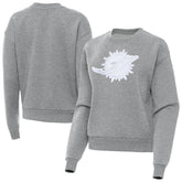 Miami Dolphins Antigua Women's Victory Pullover Sweatshirt - Heather Gray cheap