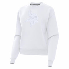 Minnesota Vikings Antigua Women's Victory Pullover Sweatshirt - White cheap