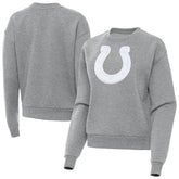 Indianapolis Colts Antigua Women's Victory Pullover Sweatshirt - Heather Gray on sale
