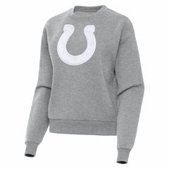 Indianapolis Colts Antigua Women's Victory Pullover Sweatshirt - Heather Gray on sale