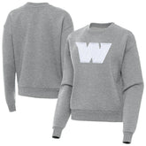 Washington Commanders Antigua Women's Victory Pullover Sweatshirt - Heather Gray discount