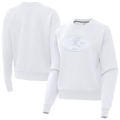 San Francisco 49ers Antigua Women's Victory Pullover Sweatshirt - White online