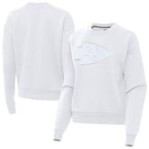 Kansas City Chiefs Antigua Women's Victory Pullover Sweatshirt - White outlet