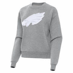 Philadelphia Eagles Antigua Women's Victory Pullover Sweatshirt - Heather Gray on sale