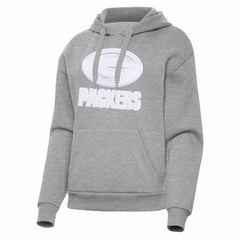 Green Bay Packers Antigua Women's Victory Pullover Hoodie - Heather Gray online