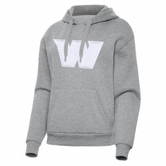 Washington Commanders Antigua Women's Victory Pullover Hoodie - Heather Gray discount