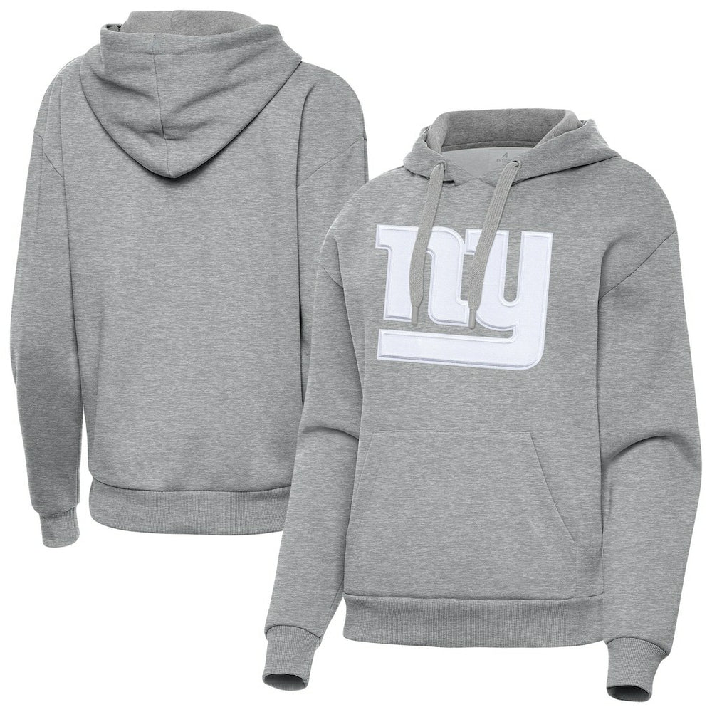 New York Giants Antigua Women's Victory Pullover Hoodie - Heather Gray sale