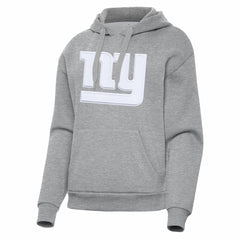 New York Giants Antigua Women's Victory Pullover Hoodie - Heather Gray sale