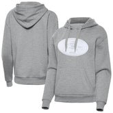 San Francisco 49ers Antigua Women's Victory Pullover Hoodie - Heather Gray discount