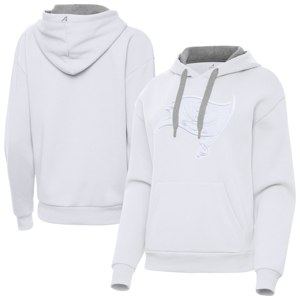 Tampa Bay Buccaneers Antigua Women's Victory Pullover Hoodie - White sale