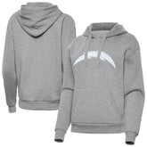 Los Angeles Chargers Antigua Women's Victory Pullover Hoodie - Heather Gray cheap