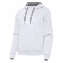 Carolina Panthers Antigua Women's Victory Pullover Hoodie - White on sale