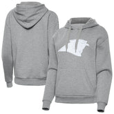 Carolina Panthers Antigua Women's Victory Pullover Hoodie - Heather Gray online