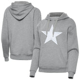 Dallas Cowboys Antigua Women's Victory Pullover Hoodie - Heather Gray sale