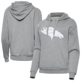 Denver Broncos Antigua Women's Victory Pullover Hoodie - Heather Gray outlet