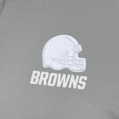 Cleveland Browns Antigua Women's Reprocess Quarter-Zip Top - Gray on sale