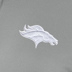 Denver Broncos Antigua Women's Reprocess Quarter-Zip Top - Gray on sale