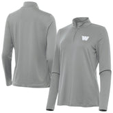 Washington Commanders Antigua Women's Reprocess Quarter-Zip Top - Gray for sale