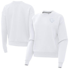Jacksonville Jaguars Antigua Women's Victory Crew Pullover Sweatshirt - White discount