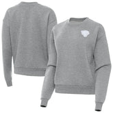 Jacksonville Jaguars Antigua Women's Victory Crew Pullover Sweatshirt - Heather Gray outlet