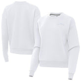 Los Angeles Chargers Antigua Women's Victory Crew Pullover Sweatshirt - White online