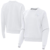Tampa Bay Buccaneers Antigua Women's Victory Crew Pullover Sweatshirt - White outlet