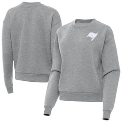 Tampa Bay Buccaneers Antigua Women's Victory Crew Pullover Sweatshirt - Heather Gray online