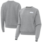 Seattle Seahawks Antigua Women's Victory Crew Pullover Sweatshirt - Heather Gray online