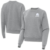 Cleveland Browns Antigua Women's Victory Crew Pullover Sweatshirt - Heather Gray sale