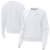 Atlanta Falcons Antigua Women's Victory Crew Pullover Sweatshirt - White outlet