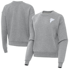 Atlanta Falcons Antigua Women's Victory Crew Pullover Sweatshirt - Heather Gray cheap
